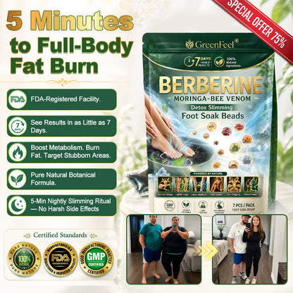☘️𝑮𝒓𝒆𝒆𝒏𝑭𝒆𝒆𝒍® 𝑩𝒆𝒓𝒃𝒆𝒓𝒊𝒏𝒆 𝑴𝒐𝒓𝒊𝒏𝒈𝒂- 𝑩𝒆𝒆 𝑽𝒆𝒏𝒐𝒎 𝑫𝒆𝒕𝒐𝒙 𝑺𝒍𝒊𝒎𝒎𝒊𝒏𝒈 𝑭𝒐𝒐𝒕 𝑺𝒐𝒂𝒌 𝑩𝒆𝒂𝒅 𝑺𝒖𝒑𝒑𝒐𝒓𝒕𝒔 𝑾𝒆𝒊𝒈𝒉𝒕 𝑴𝒂𝒏𝒂𝒈𝒆𝒎𝒆𝒏𝒕, 𝑳𝒚𝒎𝒑𝒉𝒂𝒕𝒊𝒄 𝑫𝒓𝒂𝒊𝒏𝒂𝒈𝒆, 𝑯𝒆𝒂𝒍𝒕𝒉𝒚 𝑪𝒊𝒓𝒄𝒖𝒍𝒂𝒕𝒊𝒐𝒏, 𝑭𝒆𝒎𝒊𝒏𝒊𝒏𝒆 𝑾𝒆𝒍𝒍𝒏𝒆𝒔𝒔 & 𝑭𝒊𝒓𝒎𝒆𝒓-𝑳𝒐𝒐𝒌𝒊𝒏𝒈 𝑺𝒌𝒊𝒏🔥