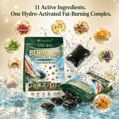 ☘️𝑮𝒓𝒆𝒆𝒏𝑭𝒆𝒆𝒍® 𝑩𝒆𝒓𝒃𝒆𝒓𝒊𝒏𝒆 𝑴𝒐𝒓𝒊𝒏𝒈𝒂- 𝑩𝒆𝒆 𝑽𝒆𝒏𝒐𝒎 𝑫𝒆𝒕𝒐𝒙 𝑺𝒍𝒊𝒎𝒎𝒊𝒏𝒈 𝑭𝒐𝒐𝒕 𝑺𝒐𝒂𝒌 𝑩𝒆𝒂𝒅 𝑺𝒖𝒑𝒑𝒐𝒓𝒕𝒔 𝑾𝒆𝒊𝒈𝒉𝒕 𝑴𝒂𝒏𝒂𝒈𝒆𝒎𝒆𝒏𝒕, 𝑳𝒚𝒎𝒑𝒉𝒂𝒕𝒊𝒄 𝑫𝒓𝒂𝒊𝒏𝒂𝒈𝒆, 𝑯𝒆𝒂𝒍𝒕𝒉𝒚 𝑪𝒊𝒓𝒄𝒖𝒍𝒂𝒕𝒊𝒐𝒏, 𝑭𝒆𝒎𝒊𝒏𝒊𝒏𝒆 𝑾𝒆𝒍𝒍𝒏𝒆𝒔𝒔 & 𝑭𝒊𝒓𝒎𝒆𝒓-𝑳𝒐𝒐𝒌𝒊𝒏𝒈 𝑺𝒌𝒊𝒏🔥